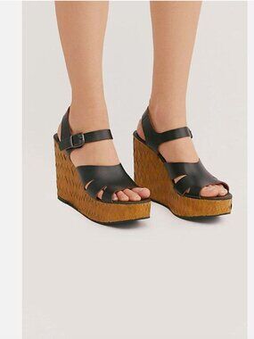 New Free People Sunflower Wedge Sandal Size 8 MSRP: $158